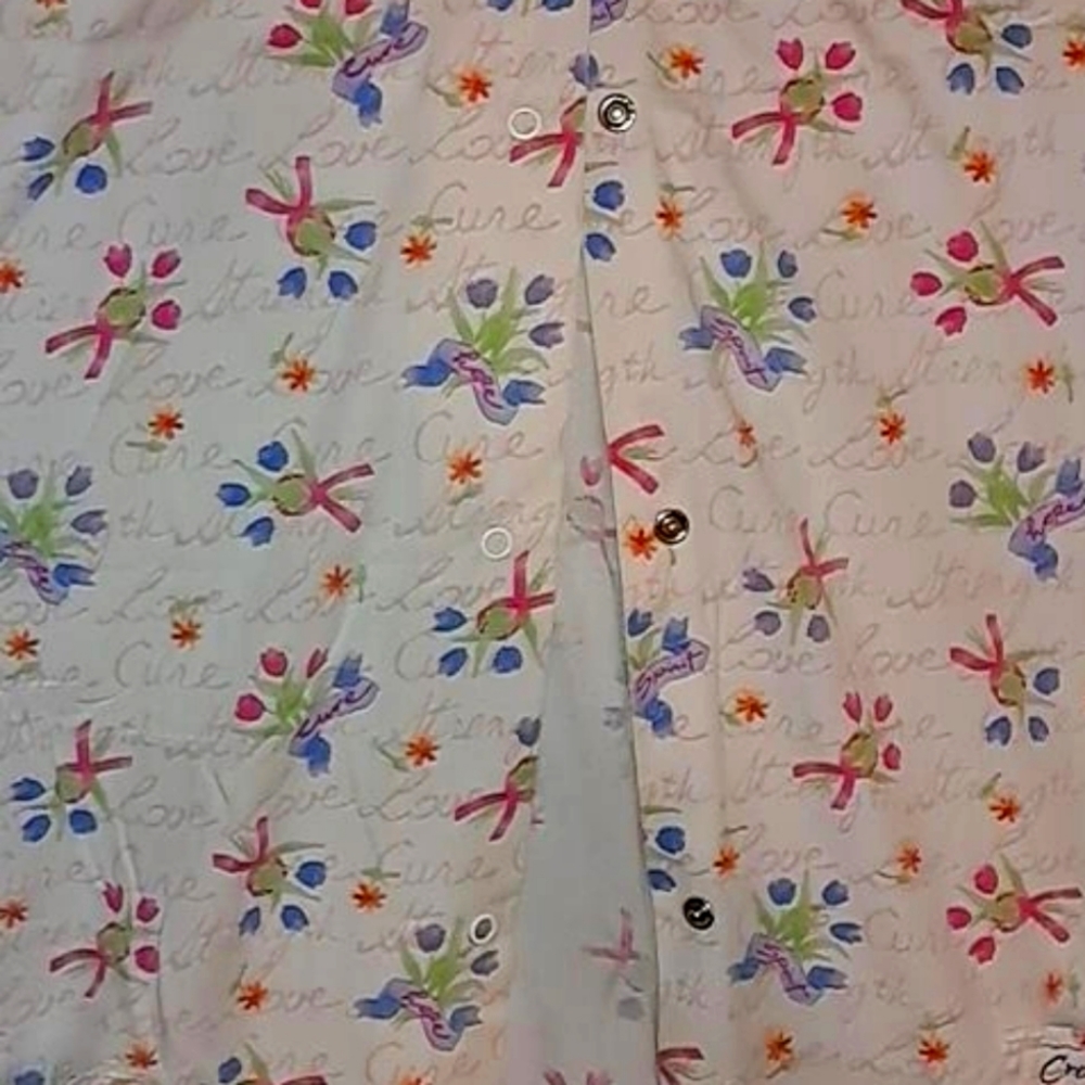 Long sleeve scrub jacket